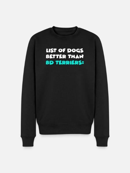 BD Terriers - Männer Premium Bio Pullover - Schwarz