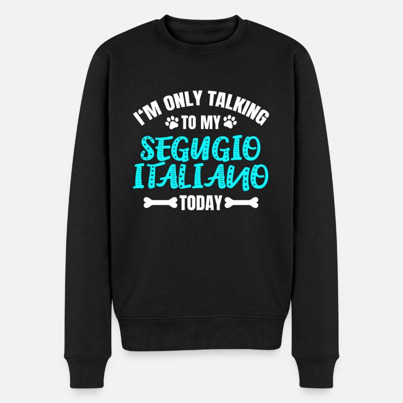 Segugio Italiano - Pull Premium bio Homme - noir
