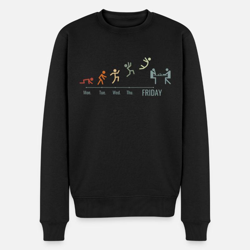 Jeu d’échecs - Pull Premium bio Homme - noir