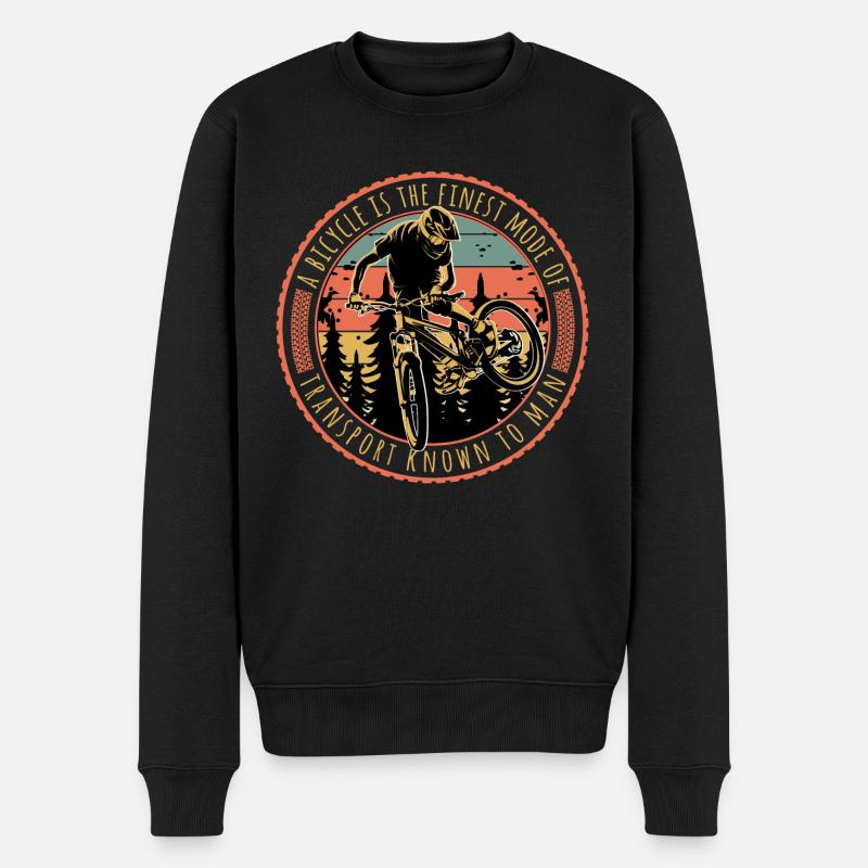 1 11 - Männer Premium Bio Pullover - Schwarz