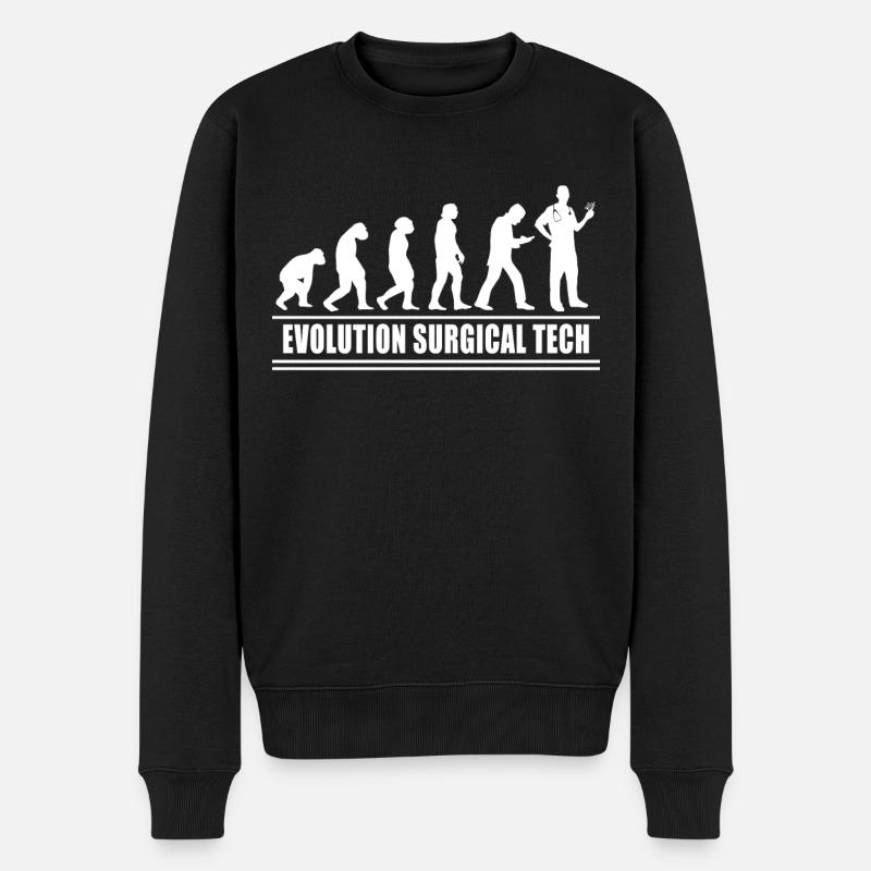 Surgical-Technical Assistant Surgeon - Men's Premium Organic Jumper - black