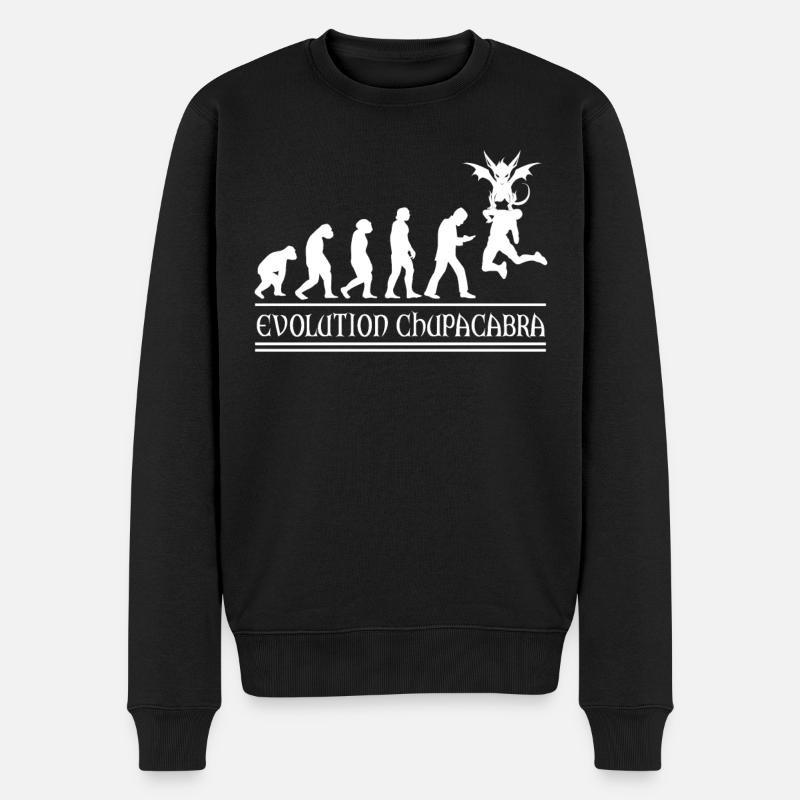 Cryptozoologistes Chupacabra Monster Evolution - Pull Premium bio Homme - noir