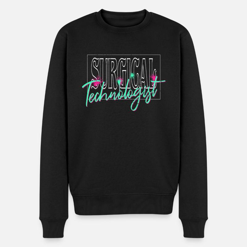 Surgical-Technical Assistant Surgeon - Men's Premium Organic Jumper - black
