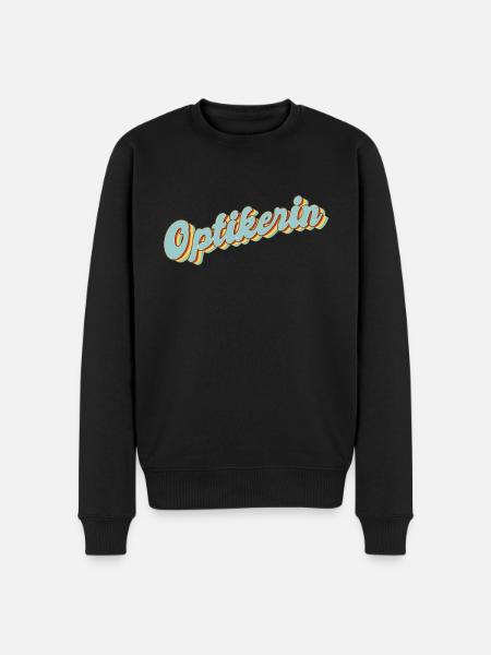 Optiker Abschluss-Geschenk Optikerin - Männer Premium Bio Pullover - Schwarz