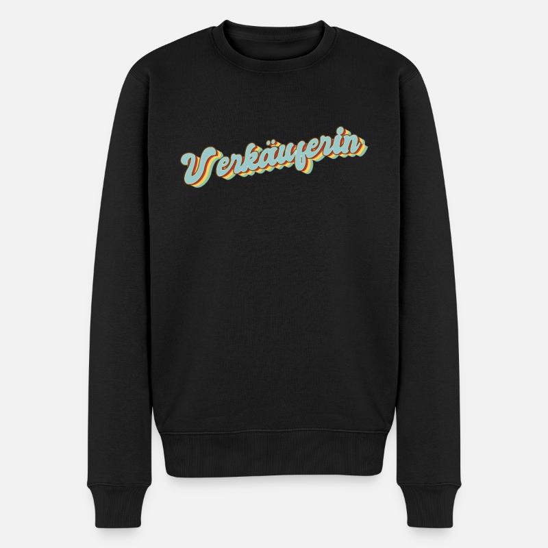 Détaillant Fermer Vendeuse de cadeaux - Pull Premium bio Homme - noir