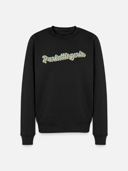 Bodenleger Abschluss-Geschenk Parkettlegerin - Männer Premium Bio Pullover - Schwarz