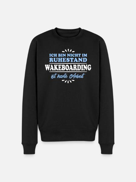 Retraité Retraité Wakeboarder - Pull Premium bio Homme - noir
