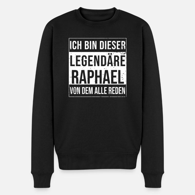 Je suis légendaire pour Raphaël - Pull Premium bio Homme - noir