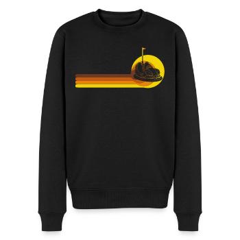 Parc d’attractions, fête foraine, fête foraine - Pull Premium bio Homme - noir - Devant - Nico (187cm)