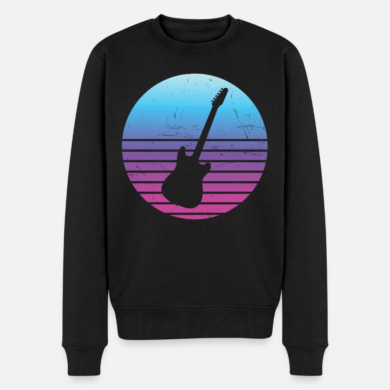 Guitariste Guitariste Guitare Hommes - Pull Premium bio Homme - noir