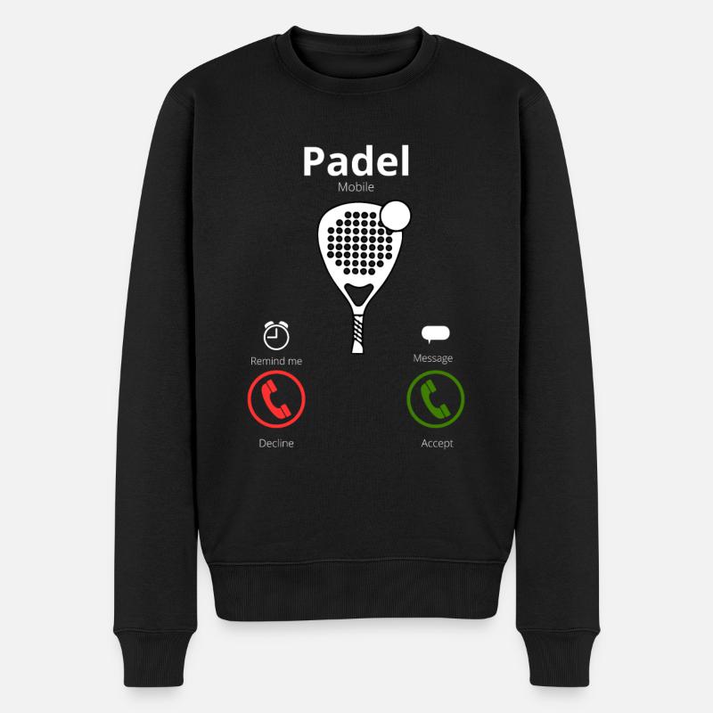 Le padel m’appelle - Pull Premium bio Homme - noir