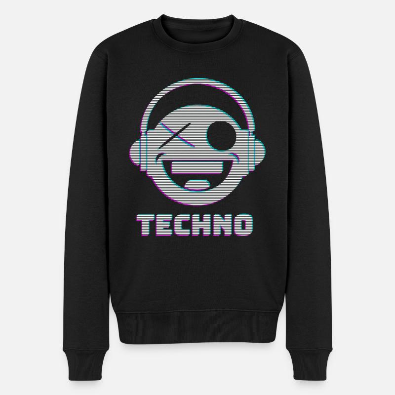 Techno - Pull Premium bio Homme - noir