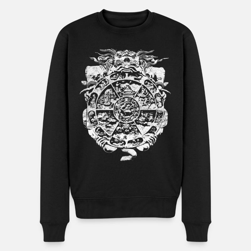 Samsara - Pull Premium bio Homme - noir