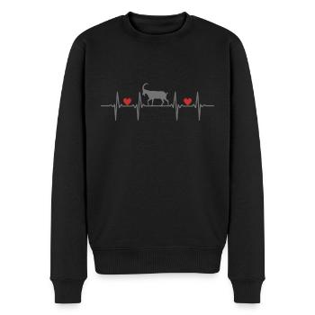 chèvre chevreau chèvre chèvre chèvre chèvre - Pull Premium bio Homme - noir - Devant - Nico (187cm)