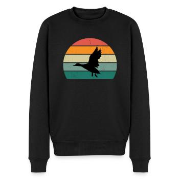 Ducks Swimming Fly Waddle Rubber Duck Duck - Men's Premium Organic Jumper - black - Front - Nico (187cm)