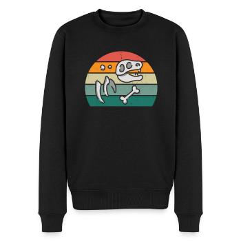 Fossiles Fossilisation Dinosaure préhistorique Fossile - Pull Premium bio Homme - noir - Devant - Nico (187cm)