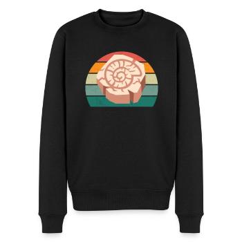 Fossiles Fossilisation Dinosaure préhistorique Fossile - Pull Premium bio Homme - noir - Devant - Nico (187cm)