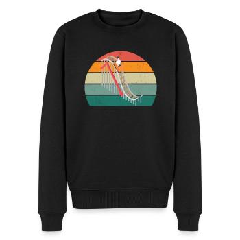 Vacances Vacances Fun Action Parc à thème Montagnes russes - Pull Premium bio Homme - noir - Devant - Nico (187cm)