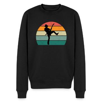 Guitariste Guitariste Guitariste Guitariste Guitare Basse - Pull Premium bio Homme - noir - Devant - Nico (187cm)