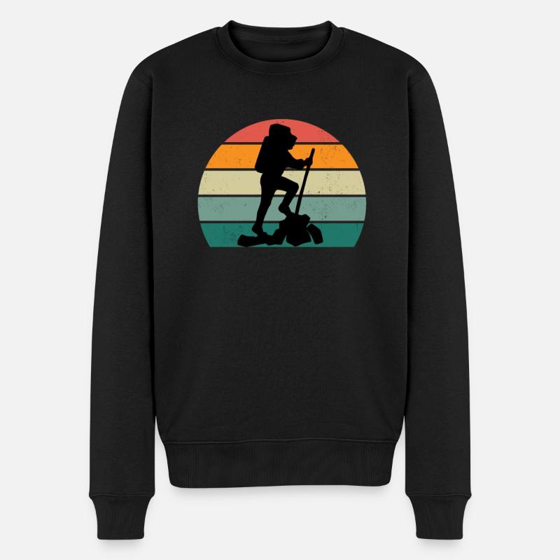 Grimpeur Grimpeur Bloc Escalade - Pull Premium bio Homme - noir