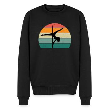 Pole Dancer Pole Dance Pole Dance - Pull Premium bio Homme - noir - Devant - Nico (187cm)