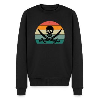 Sword Fighting Sword Blade Lance Saber Dagger - Men's Premium Organic Jumper - black - Front - Nico (187cm)