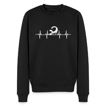 Skorpione Skorpionstachel Stachel Wüste Skorpion - Männer Premium Bio Pullover - Schwarz - Vorne - Nico (187cm)