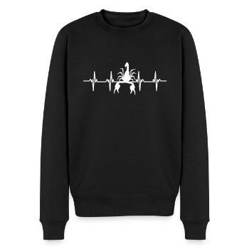 Skorpione Skorpionstachel Stachel Wüste Skorpion - Männer Premium Bio Pullover - Schwarz - Vorne - Nico (187cm)