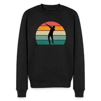 danseur danse mouvement mouvement mouvement couple - Pull Premium bio Homme - noir - Devant - Nico (187cm)
