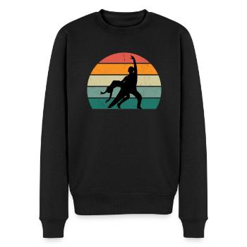 danseur danse mouvement mouvement mouvement couple - Pull Premium bio Homme - noir - Devant - Nico (187cm)