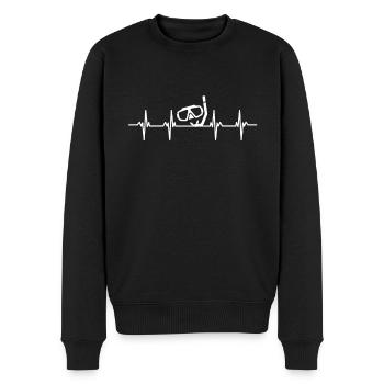 plongeur plongeur plongée plongée oxygène plongée - Pull Premium bio Homme - noir - Devant - Nico (187cm)