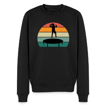 Trampoline jumper Trampoline jumper Trampoline - Men's Premium Organic Jumper - black - Front - Nico (187cm)