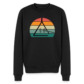Triangle Player Triangle Player Sound Triangle - Men's Premium Organic Jumper - black - Front - Nico (187cm)