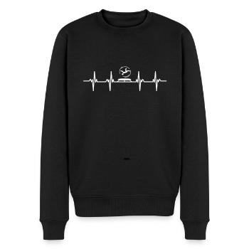 Trampoline jumper Trampoline jumper Trampoline - Men's Premium Organic Jumper - black - Front - Nico (187cm)