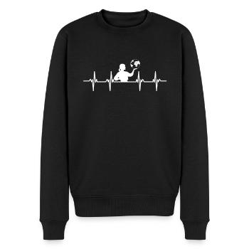 Continents Europe Asie Amérique du Nord Amérique Terre - Pull Premium bio Homme - noir - Devant - Nico (187cm)