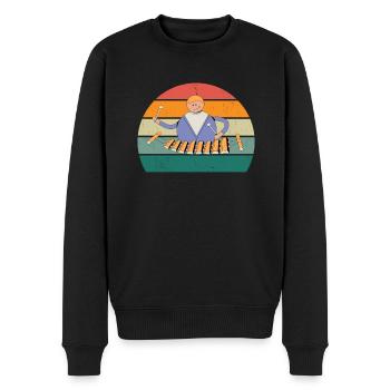 xylofon xylofon spieler musik spielerin xylofonist - Männer Premium Bio Pullover - Schwarz - Vorne - Nico (187cm)