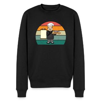 maki sushi essen roher fisch japan japanisch sushi - Männer Premium Bio Pullover - Schwarz - Vorne - Nico (187cm)