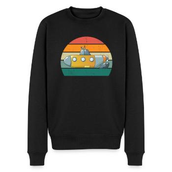 U-Bootfahrer U-Bootfahrerin Unterseeboot U-Boot - Männer Premium Bio Pullover - Schwarz - Vorne - Nico (187cm)