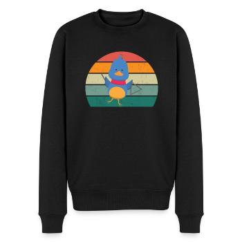 Triangle Player Triangle Player Sound Triangle - Men's Premium Organic Jumper - black - Front - Nico (187cm)