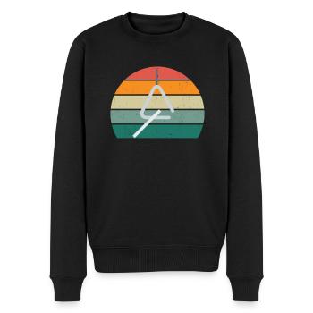 Triangle Player Triangle Player Sound Triangle - Men's Premium Organic Jumper - black - Front - Nico (187cm)