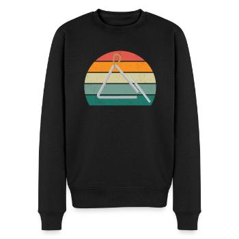 Triangle Player Triangle Player Sound Triangle - Men's Premium Organic Jumper - black - Front - Nico (187cm)