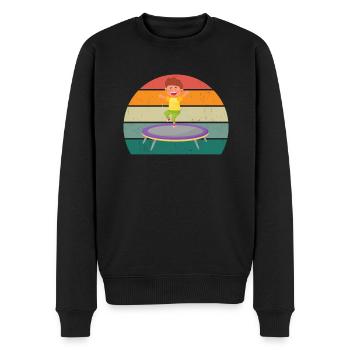 Trampoline jumper Trampoline jumper Trampoline - Men's Premium Organic Jumper - black - Front - Nico (187cm)
