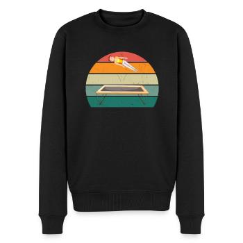 Trampoline jumper Trampoline jumper Trampoline - Men's Premium Organic Jumper - black - Front - Nico (187cm)