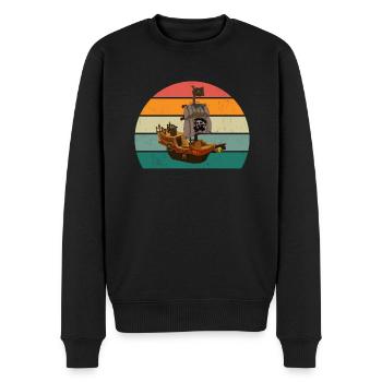 Bateau Bateaux Yacht Yachts Captain Ships - Pull Premium bio Homme - noir - Devant - Nico (187cm)