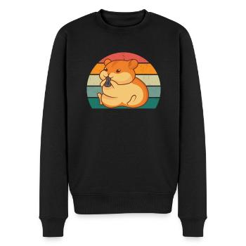 Rongeurs Rongeurs Hamster Rat Souris Écureuil - Pull Premium bio Homme - noir - Devant - Nico (187cm)
