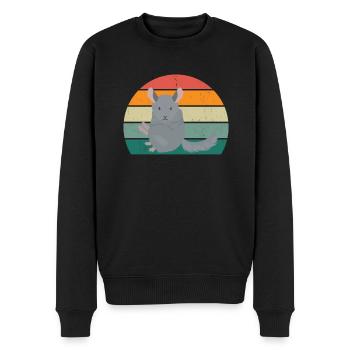 Rongeurs Rongeurs Hamster Rat Souris Écureuil - Pull Premium bio Homme - noir - Devant - Nico (187cm)