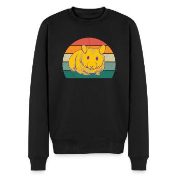 Rongeurs Rongeurs Hamster Rat Souris Écureuil - Pull Premium bio Homme - noir - Devant - Nico (187cm)