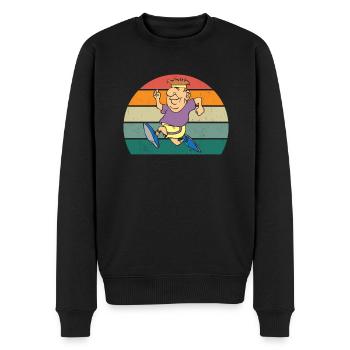 Race Runner Runner Renner Renner Jogging - Men's Premium Organic Jumper - black - Front - Nico (187cm)