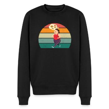 Race Runner Runner Renner Renner Jogging - Men's Premium Organic Jumper - black - Front - Nico (187cm)