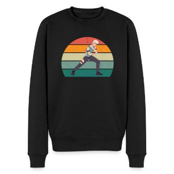 Musik Japan K-Popper K-Popperin Musiker K-Pop - Männer Premium Bio Pullover - Schwarz - Vorne - Nico (187cm)